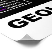 Geologische Zeituhr (Erdkunde) Poster (Ecke)