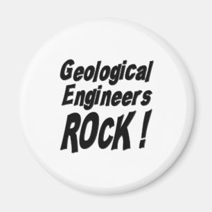 Geologischer Ingenieur-Felsen! Magnet