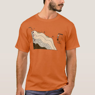Geologischer Schnittpunkt für Geologe T-Shirt