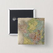 Geologisches Frankreich Button (Vorne & Hinten)