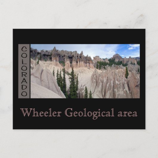 Geologisches Gebiet des Rades Postkarte (Vorderseite)