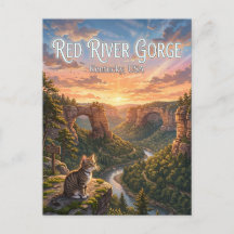 Geologisches Gebiet Red River Gorge USA