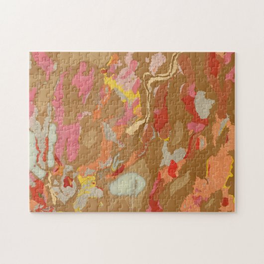 Geologisches Nevada-Becken Puzzle (Horizontal)