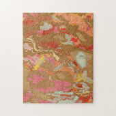 Geologisches Nevada-Becken Puzzle (Vertikal)