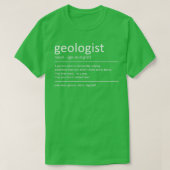 Geologist Funny Definition Humor Geology T-Shirt (Design vorne)
