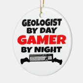 Geologist Gamer Keramik Ornament (Links)