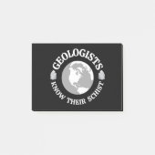 Geologist Know Their Schist Post-it Klebezettel (Vorderseite)