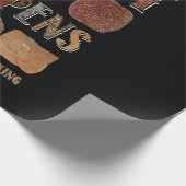 Geologist Mineral Geode Rock Collector Geology Geschenkpapier (Ecke)