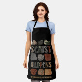 Geologist Mineral Geode Rock Collector Geology Schürze (Getragen)