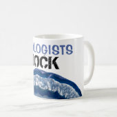 *~* GEOLOGISTEN ROCK Kristall Geode Lapidary Agate Kaffeetasse (VorderseiteRechts)