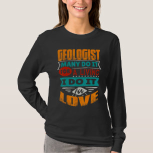 Geologistenziffer Ich bin Echokardiograf für Liebe T-Shirt