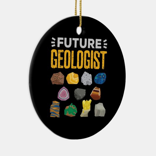 Geologistudentin Keramik Ornament (Rechts)