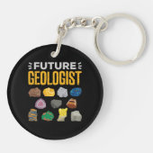 Geologistudentin Schlüsselanhänger (Rückseite)