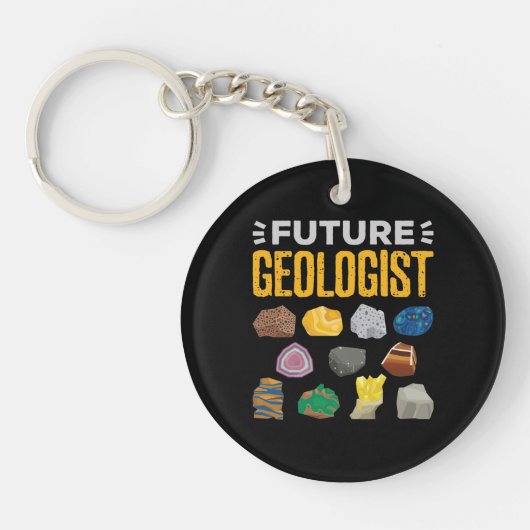 Geologistudentin Schlüsselanhänger (Vorderseite)