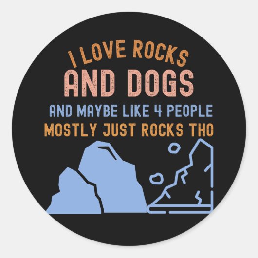 Geology Birthday, Geology Gems, Geologist, Runder Aufkleber (Vorderseite)