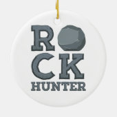 Geology Geologist Rock Hunter Keramik Ornament (Hinten)