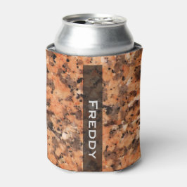 Geology Gepunktet Rock Texture with Name Can Coole Dosenkühler