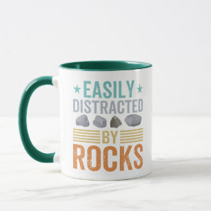 Geology Gift.Leicht abgelenkt von Rocks Rock Lover Tasse