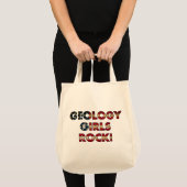 Geology Girls Rock! (Flagge der USA) Tragetasche (Vorderseite (Produkt))