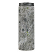 Geology Granite Rock Texture Custom Name Thermosbecher (Rückseite)