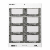 Geology Grey Granite Rock Texture Aufkleber (Vorne)