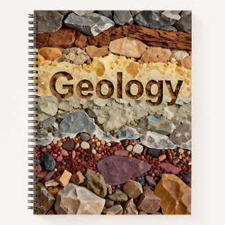 Geology Layered Rocks Earth Science Personalized Notizblock