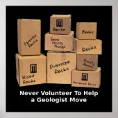 Geology Moving Spaß Poster (Vorne)