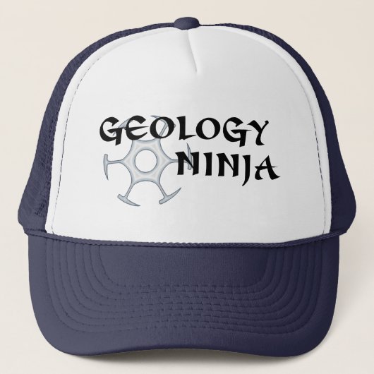 Geology Ninja Hat Truckerkappe (Vorderseite)