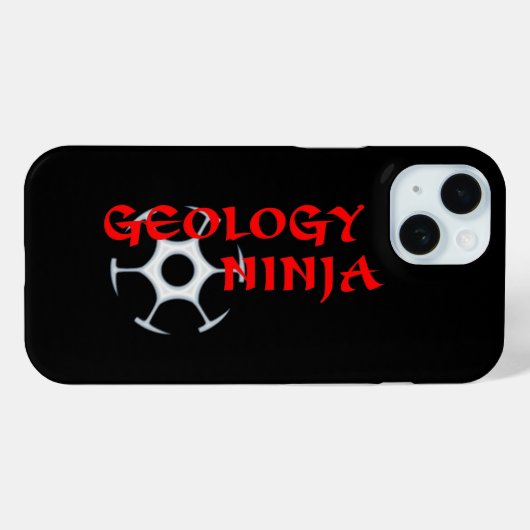 Geology Ninja Phone Case (Rückseite (Horizontal))