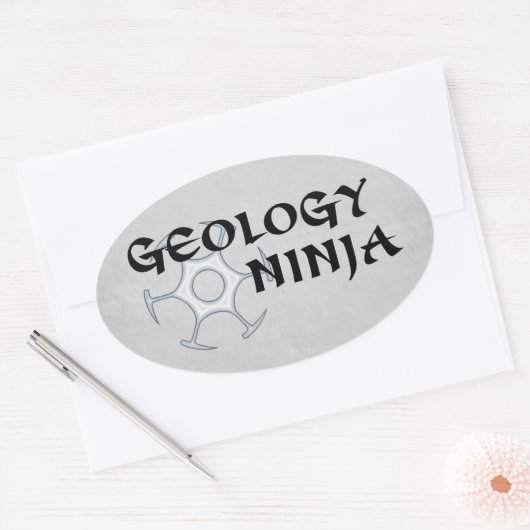 Geology Ninja Sticker (Umschlag)