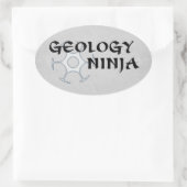 Geology Ninja Sticker (Tasche)