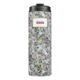 Geology Pastel Rock Texture Individuelle Name Thermosbecher