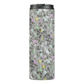 Geology Pastel Rock Texture Individuelle Name Thermosbecher (Rückseite)