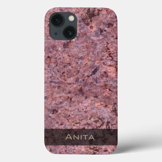 Geology Pink Rock Texture Foto Case-Mate iPhone Hülle (Rückseite)