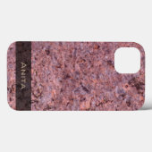 Geology Pink Rock Texture Foto Case-Mate iPhone Hülle (Rückseite (Horizontal))
