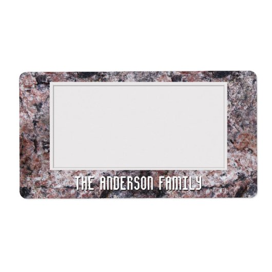 Geology Pinkish Rock Texture Aufkleber (Vorne)