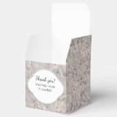 Geology Rock Texture Label mit beliebigem Text Geschenkschachtel (Geöffnet)