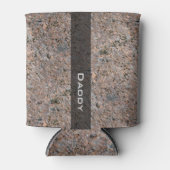 Geology Rock Texture mit Namen Dosenkühler (Vorderseite)