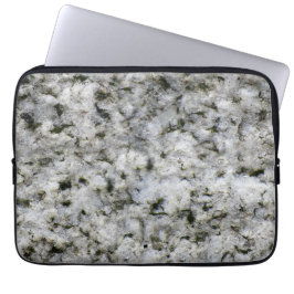 Geology Rock Texture White Granite individuelle Na Laptopschutzhülle