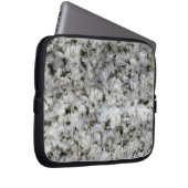 Geology Rock Texture White Granite individuelle Na Laptopschutzhülle (Vorne Rechts)