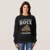 Geology Rockhounding Rock Geode Geologist Collecto Sweatshirt (Vorne ganz)