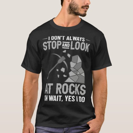 Geology Rockhounding Rock Geode Geologist Collecto T-Shirt (Vorderseite)