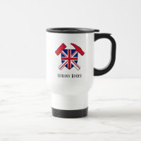 "Geology Rocks", britisches Flag Rock Hammer-Logo