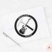 Geology Rocks Classic Round Sticker (L) (Umschlag)