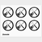 Geology Rocks Classic Round Sticker (L) (Blatt)