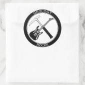 Geology Rocks Classic Round Sticker (L) (Tasche)
