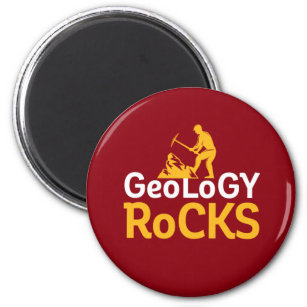 Geology Rocks Funny Geological Science Puns Magnet