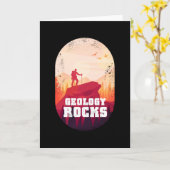 Geology Rocks Funny Mountain Geologist Karte (Gelbe Blume)