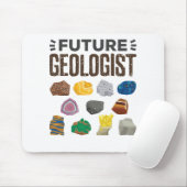 Geology Rocks Gems, der zukünftige Geologe Mousepad (Mit Mouse)