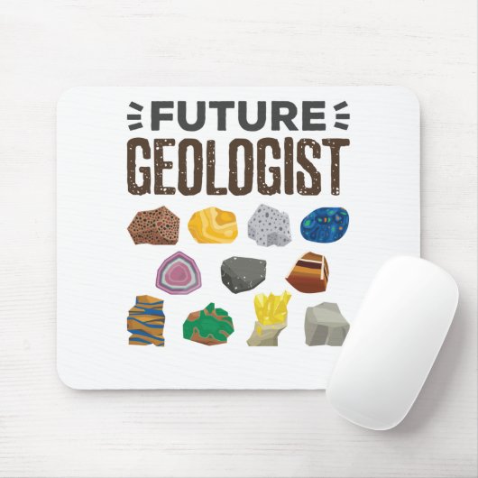 Geology Rocks Gems, der zukünftige Geologe Mousepad (Mit Mouse)
